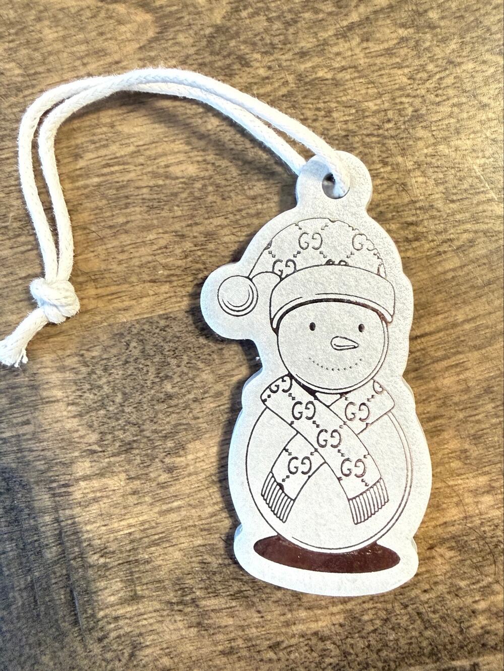 Gucci 2024 Holiday Advent Calendar Snowman Ornament NWOT